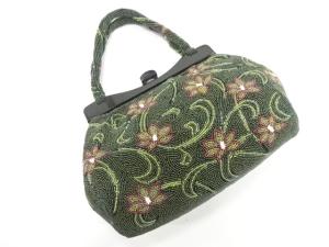 ビーズ　ハンドバッグ